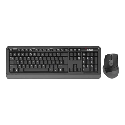 Клавиатура и мышь A4Tech FG1035, Беспроводное, Чёрный | Серый