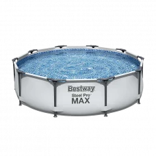 Piscină cu cadru metalic Bestway 56408, 4678L, Gri, 56408