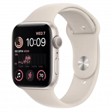 Ceas inteligent Apple Watch SE (2nd gen), 44mm, Starlight