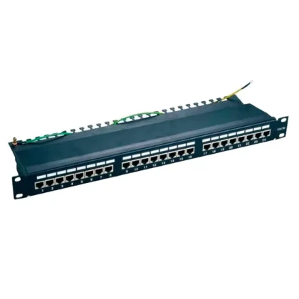 Patch Panel / LY-PP5-30 / 24 porturi / FTP Cat.5e / 19 Krone IDC