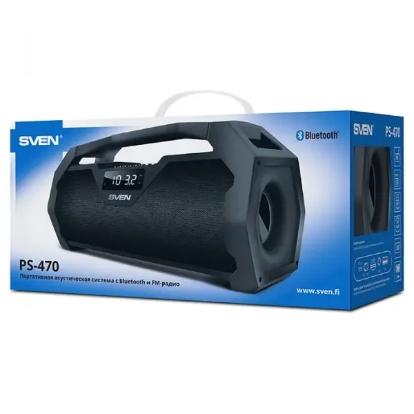 Портативная колонка SVEN PS-470, Чёрный