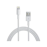 Кабель для зарядки и синхронизации Apple Lightning to USB Cable, USB Type-A/Lightning, 1м, Белый