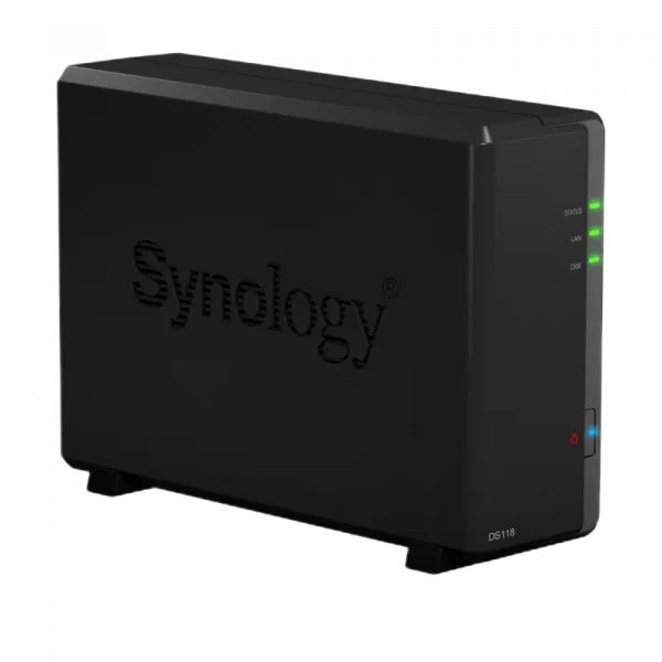 Stocare atașată la rețea SYNOLOGY DS118, Negru