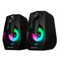 Компьютерные колонки 2.0 SVEN 370, Чёрный