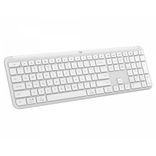 Tastatură Logitech K950, Fără fir, Alb