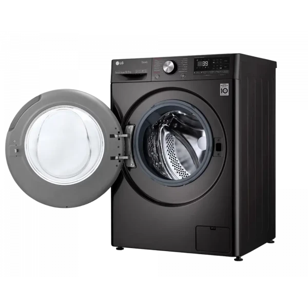 Стиральная машина LG F4WV910P2SE, 10,5кг, Чёрный