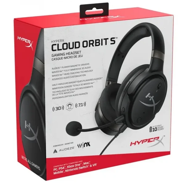 Игровая Гарнитура HyperX Cloud Orbit S, USB, Чёрный