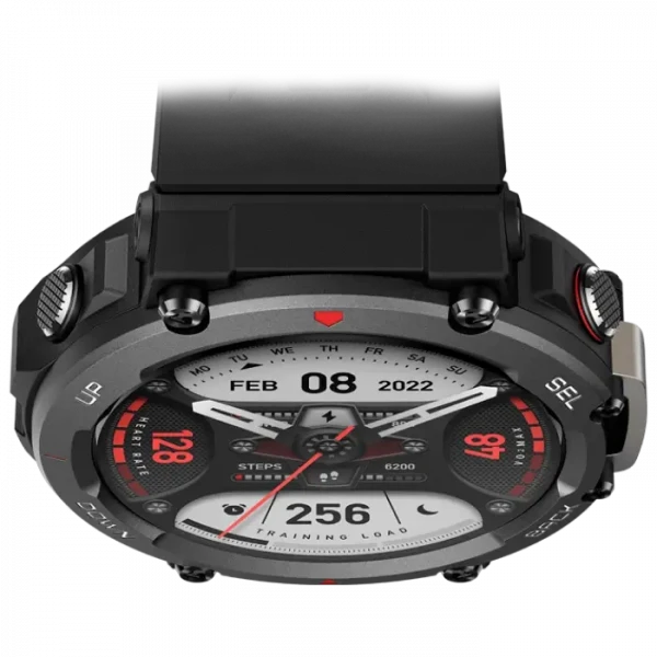 Ceas inteligent Xiaomi Amazfit T-Rex 2, 47mm, Ember Black