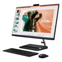 Computer All-in-One Lenovo IdeaCentre 3 24IAP7, 23,8, Intel Core i5-12450H, 8GB/512GB, Fără SO, Negru