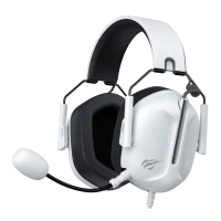 Căști gaming Havit H2033d, Cu fir, Alb