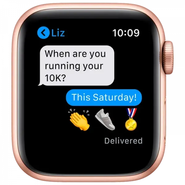 Умные часы Apple Watch Series 6 GPS MG123, 40мм, Золото | Розовый