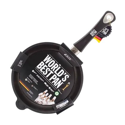 Сковорода AMT Gastroguss AMT-724-E , 2,6л, 24см, Чёрный