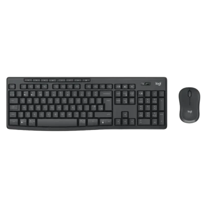 Клавиатура и мышь Logitech MK370, Беспроводное, Чёрный