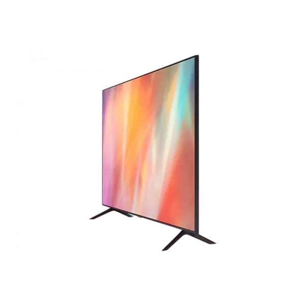 55 LED SMART Телевизор Samsung UE55AU7100UXUA, 3840x2160 4K UHD, Tizen, Чёрный