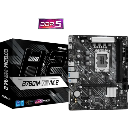 Placă de bază ASRock B760M-H2/M.2, LGA1700, Intel B760, Micro-ATX