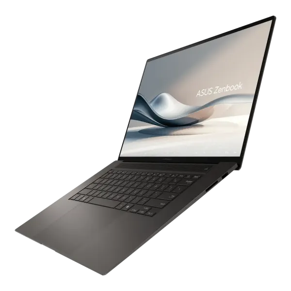 Laptop 16 ASUS Zenbook S 16 OLED UM5606WA, Zumaia Gray, AMD Ryzen AI 9 HX 370, 32GB/2048GB, Windows 11 Home
