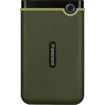 Внешний портативный жесткий диск Transcend StoreJet 25M3G, 2 ТБ, Military Green (TS2TSJ25M3G)