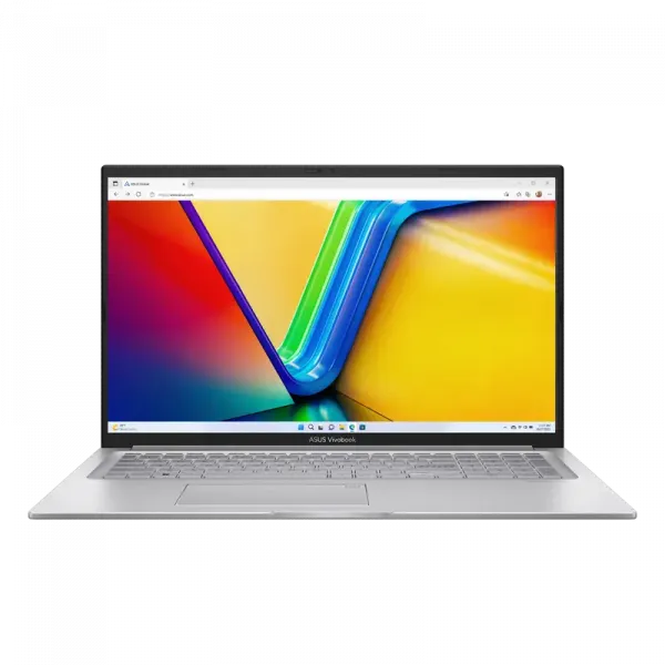 Laptop 17,3 ASUS Vivobook 17 X1704VA, Cool Silver, Intel Core i7-1355U, 16GB/1024GB, Fără SO