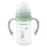 Sticlă de hrănire Kikka Boo Rabbit, Verde
