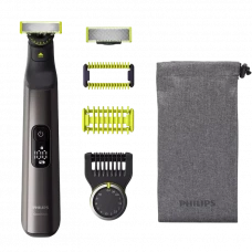 Trimmer pentru bărbați Philips OneBlade Pro 360 QP6551/15, Crom
