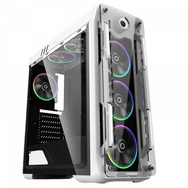 Компьютерный корпус Gamemax Optical G510 WT, Midi-Tower, Без блока питания, Белый