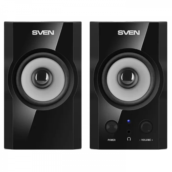 Компьютерные колонки 2.0 SVEN SPS-605, Чёрный