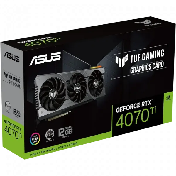 Placă Video ASUS TUF-RTX4070TI-O12G-GAMING, 12GB GDDR6X 192bit