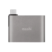 Adaptor Video Moshi USB-C to HDMI Adapter with Charging, USB Type-C/HDMI, Argintiu