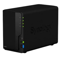 Stocare atașată la rețea SYNOLOGY DS218, Negru