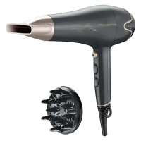 Фен Rowenta Motion Dry CV5707F0, 2200 Вт, Чёрный Золотой