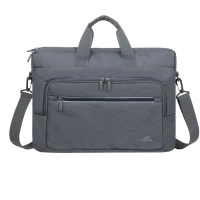 Geantă pentru Laptop RivaCase 7531, 16, Poliester RPET ECO-FRIENDLY, Gri
