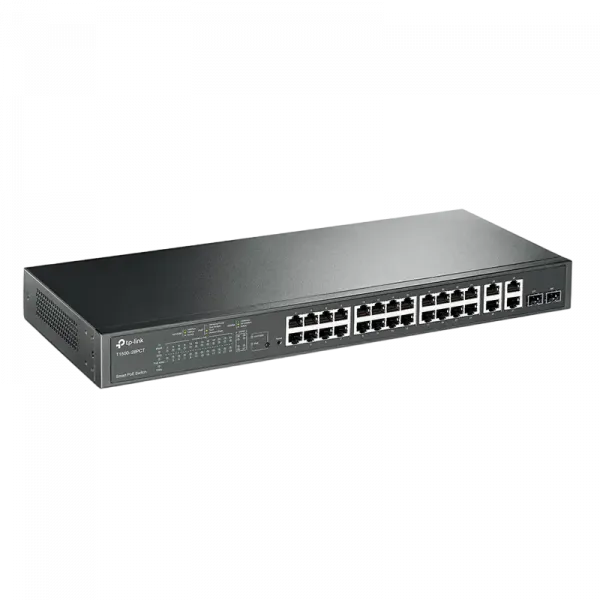 Comutator PoE TP-LINK T1500-28PCT, IEEE 802.3af/at