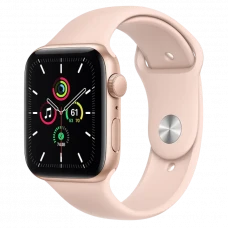 Умные часы Apple Watch SE, 44мм, Алюминиевый корпус со спортивным ремешком Pink Sand