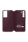 Чехол книжка Samsung Smart Clear View Cover for Galaxy S22, Бордовый