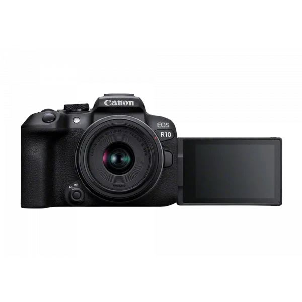 Aparat Foto Mirrorless Canon EOS R10 & RF-S 18-150mm f/3.5-6.3 IS STM KIT & Adaptor EF-EOS R pentru obiective EF-S și EF