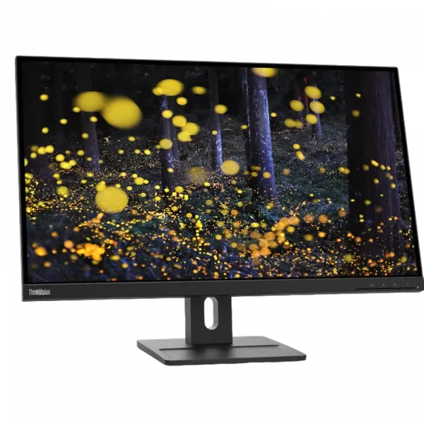 Монитор Lenovo E27q-20 / 27 дюймов / IPS 2560x1440 WQHD / Чёрный