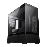 Компьютерный корпус Gamemax Vista M, Midi-Tower, Без блока питания, Чёрный