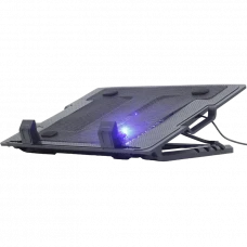 Охлаждающая подставка для ноутбука Gembird NBS-1F17T-01, 17, Чёрный