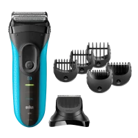 Электробритва мужская Braun 3010 BT WD, Синий