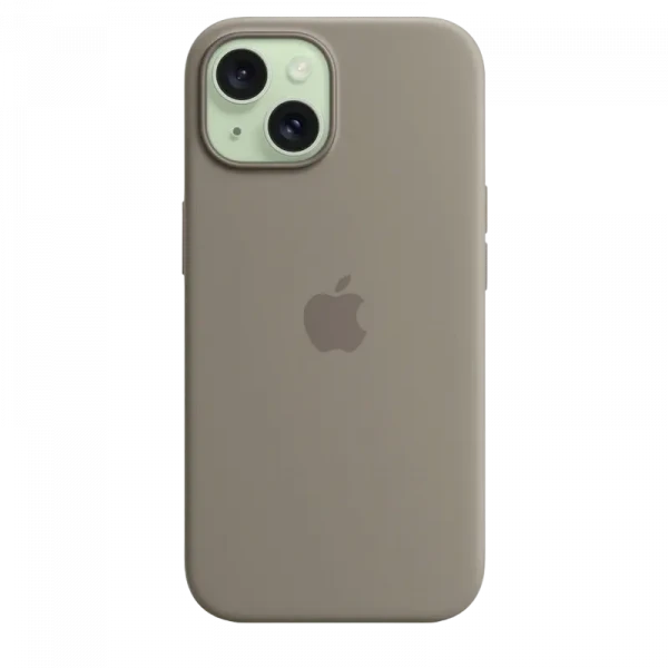 Husă Apple iPhone 15 Silicone Case with MagSafe, Clay