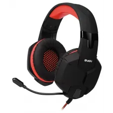 Căști gaming SVEN AP-G988MV, Cu fir, Negru/Roșu