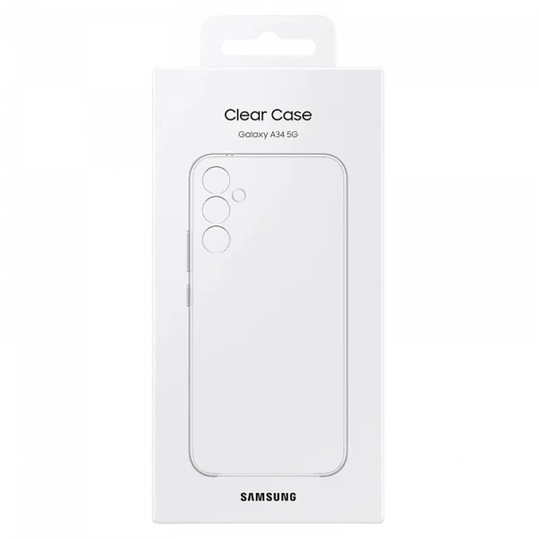 Husă Samsung Clear Case Galaxy A34, Transparent