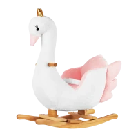 Scaun balansoar pentru copii Kikka Boo Swan, White
