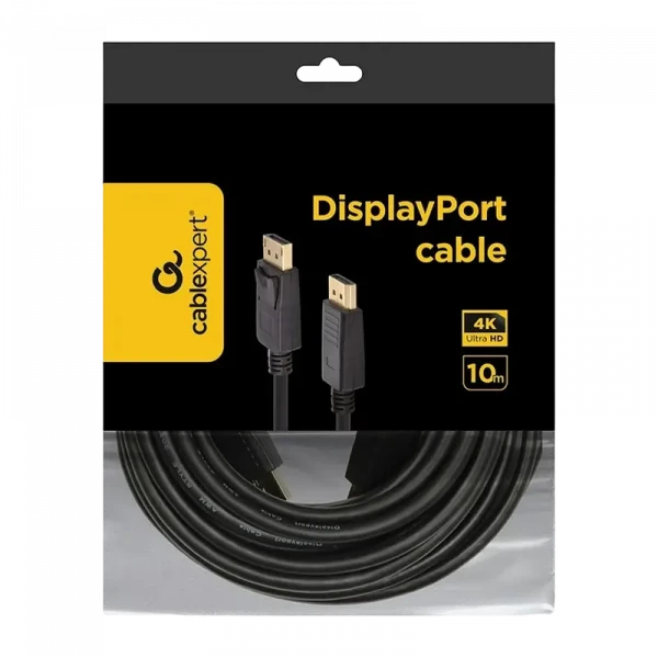Cablu Video Cablexpert CC-DP2-10M, DisplayPort (M) - DisplayPort (M), 10m, Negru