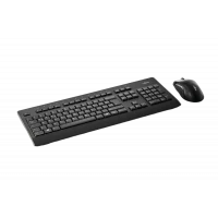 Set Tastatură + Mouse Fujitsu LX900, Fără fir, Negru