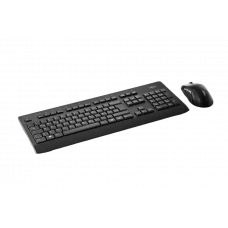 Set Tastatură + Mouse Fujitsu LX900, Fără fir, Negru