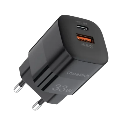 Зарядное устройство Choetech PD5006-BK, 33Вт, Чёрный