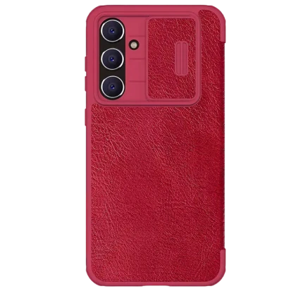Чехол книжка Nillkin Samsung Galaxy S23 FE Qin Pro, Красный