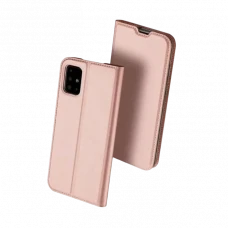 Husă tip carte Xcover Galaxy A71 - Soft Book, Roz