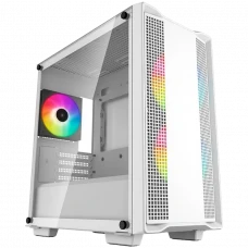 Carcasă PC Deepcool CC360 ARGB, Midi-Tower, Fără PSU, Alb